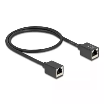 Sieťový kábel DeLOCK 90324 RJ-45 Cat6a 0,5 m čierny