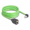 Sieťový kábel DeLOCK 80888 RJ-45 Cat6a 5 m čierny zelený