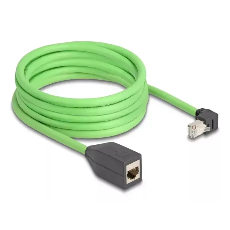 Sieťový kábel DeLOCK 80888 RJ-45 Cat6a 5 m čierny zelený