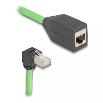 Sieťový kábel DeLOCK 80888 RJ-45 Cat6a 5 m čierny zelený
