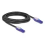 Sieťový kábel DeLOCK 80928 RJ-45 Cat6 3 m čierny fialový