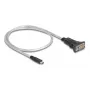 DeLOCK Adaptér USB Type-C na sériový RS-422/485 konektor samec 6-pinová svorkovnica 0,5 m