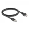 DeLOCK Kábel RJ45 konektor samec na RJ45 konektor samec 1 m Cat.6A S/FTP čierny