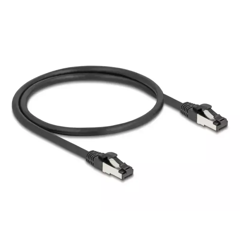 Sieťový kábel DeLOCK 80570 RJ-45 Cat8.1 0,5 m čierny