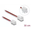DeLOCK 90762 Predlžovací kábel ventilátora JST 2-pin, samec na samicu, dĺžka konektora 7 mm, 30 cm