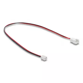 Predlžovací kábel DELOCK 90762 pre počítačové chladiace systémy, PVC plášť, Ø 1,3 mm, čierna/červená/biela