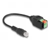 DeLOCK RCA konektor samec na svorkovnicový adaptér 15 cm 2-pólový