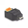 DeLOCK USB Type-C 2.0 konektor samec na svorkovnicový adaptér 5-pólový