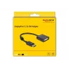 Adaptér DisplayPort 1.2 konektor samec na DVI konektor samica 4K aktívny DeLOCK 63482