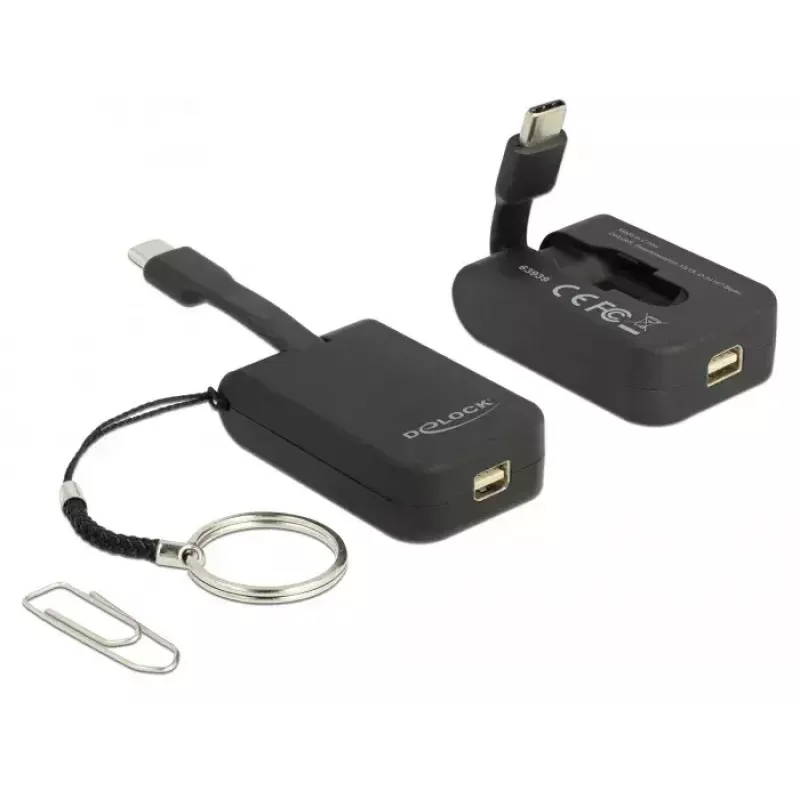Videokábel adaptér DeLOCK 63939 USB Type-C na Mini DisplayPort 0,03 m
