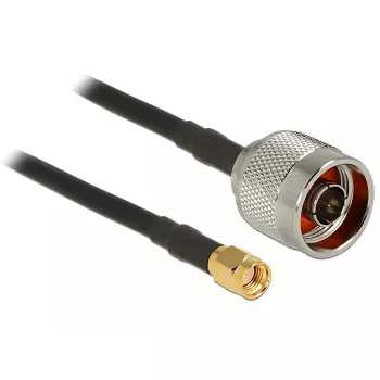 Koaxiálny kábel DeLOCK 88940 2m RP-SMA čierny
