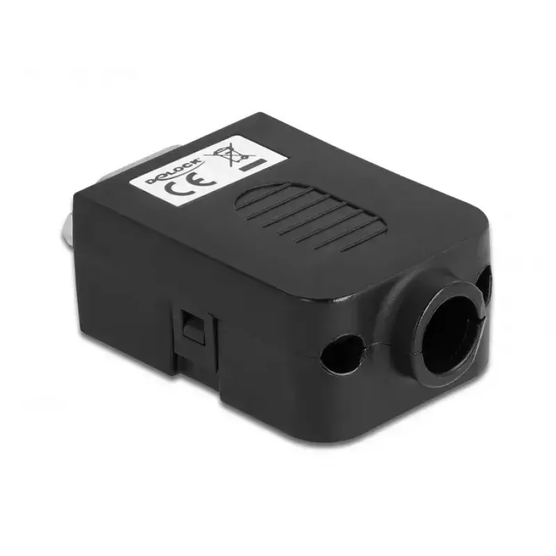 Káblový konektor DeLOCK 66264 Sub-D 9 10-pólová pripojovacia svorka čierna