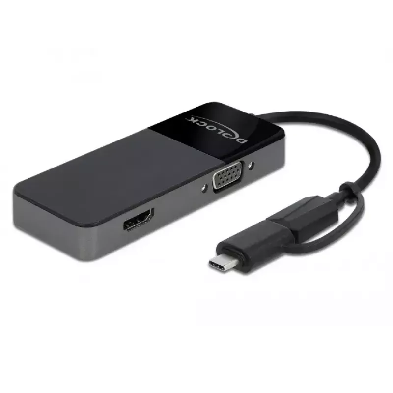 Dokovacia stanica pre notebook DeLOCK 64085 USB 3.2 Gen 1 Type-A čierna
