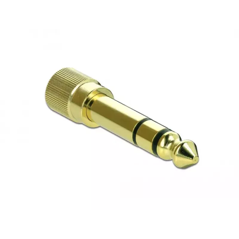 Adaptér DeLOCK 66390 3,5 mm na 6,35 mm zlatý