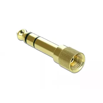 Adaptér DeLOCK 66390 3,5 mm na 6,35 mm zlatý