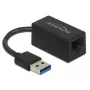 Adaptér SuperSpeed USB DeLOCK USB 3.2 Gen 1 Type-A na Gigabit LAN