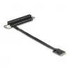 DeLOCK M.2 Key A+E na PCIe x16 NVMe adaptér zahnutý s 20 cm káblom