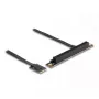 DeLOCK M.2 Key A+E na PCIe x16 NVMe adaptér zahnutý s 20 cm káblom