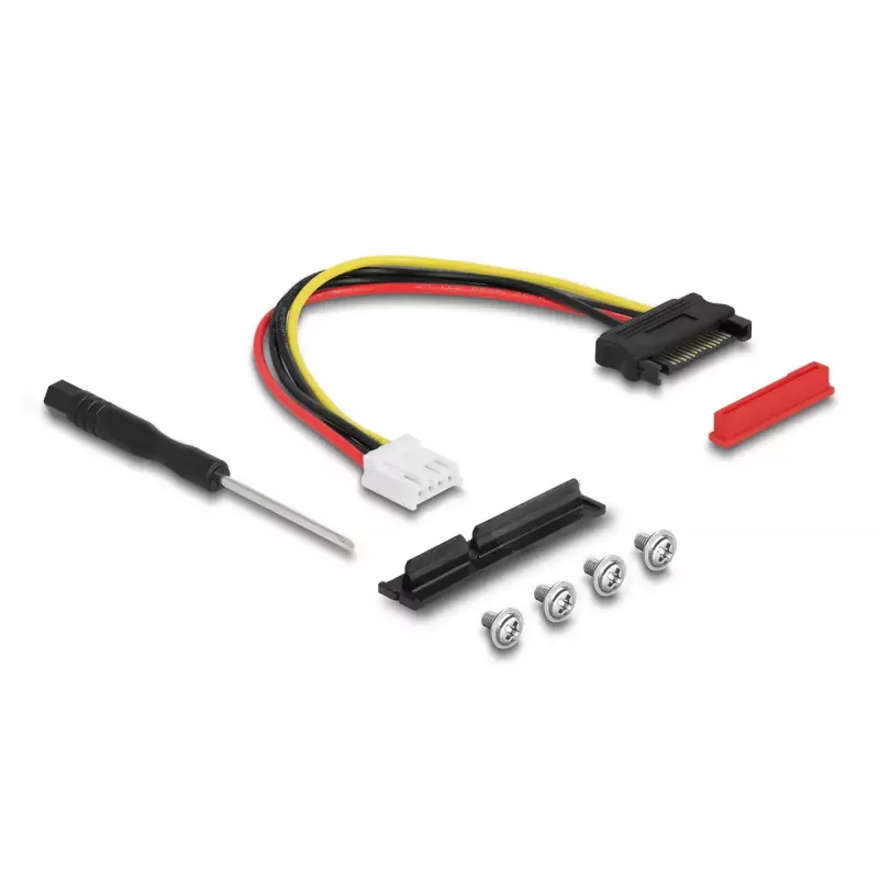 DeLOCK M.2 Key A+E na PCIe x4 NVMe adaptér zahnutý s 20 cm káblom