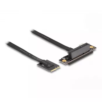 DeLOCK M.2 Key A+E na PCIe x4 NVMe adaptér zahnutý s 20 cm káblom