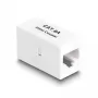Delock 88134 Adaptér RJ45 samica na RJ45 samicu, Cat.6A UTP, biely