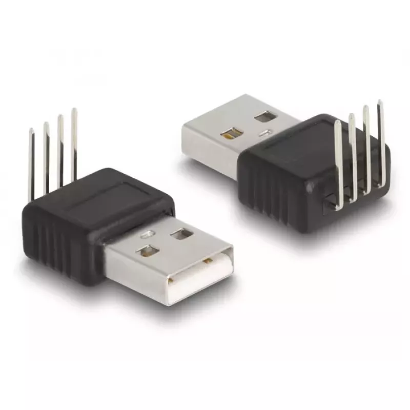 DeLOCK adaptér USB 2.0 Type-A samec na 4-pin 90° zahnutý