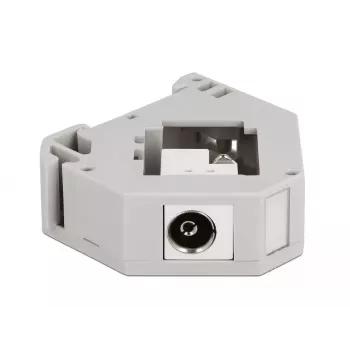 Keystone modul DELOCK 87159, sivá/biela, samica, svorkový spoj, 60,1 × 59,4 × 21,6 mm