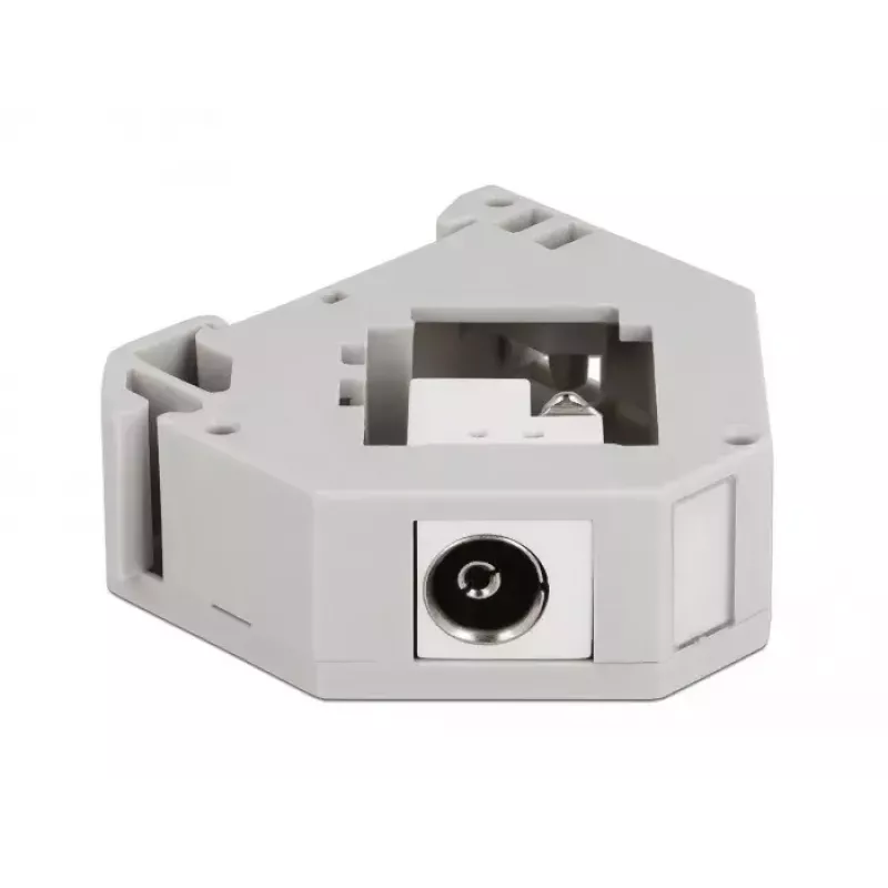 Keystone modul DELOCK 87159, sivý/biely, samica, svorkový spoj, 60,1 × 59,4 × 21,6 mm