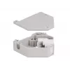 Keystone modul DELOCK 87159, sivý/biely, samica, svorkový spoj, 60,1 × 59,4 × 21,6 mm