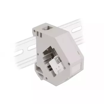 Keystone modul DELOCK 87159, sivá/biela, samica, svorkový spoj, 60,1 × 59,4 × 21,6 mm