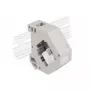 Keystone modul DELOCK 87159, sivý/biely, samica, svorkový spoj, 60,1 × 59,4 × 21,6 mm