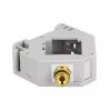 Keystone modul DELOCK 87162 — svorka na svorku, sivá/biela, 60,1 × 59,4 × 21,6 mm