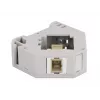 Keystone modul DELOCK 87167 — SC na SC adaptér, sivý, 60,1×59,4×21,6 mm