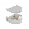 Keystone modul DELOCK 87167 — SC na SC adaptér, sivý, 60,1×59,4×21,6 mm