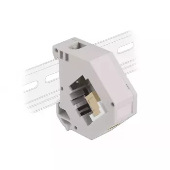 Keystone modul DELOCK 87167 — SC na SC adaptér, sivá, 60,1×59,4×21,6 mm