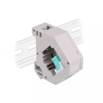 Keystone modul DELOCK 87173 — SC na SC duplex, aqua/sivá/biela, 60,1×59,4×21,6 mm