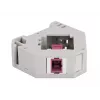 Delock 87182 Modul Keystone na DIN lištu adaptér SC Simplex, fialový