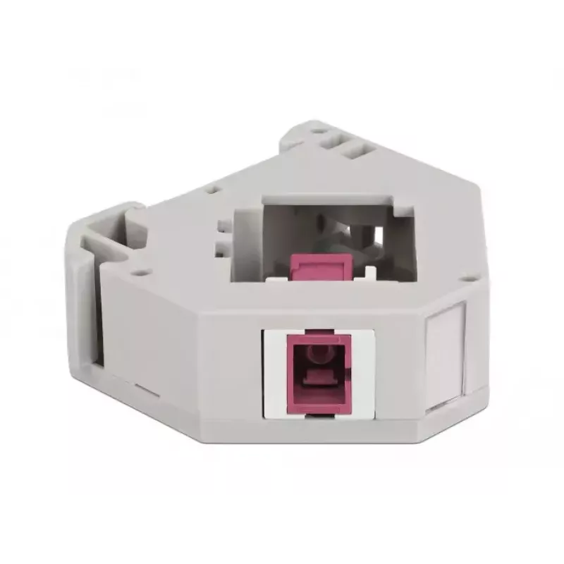 Delock 87182 Modul Keystone na DIN lištu adaptér SC Simplex, fialový