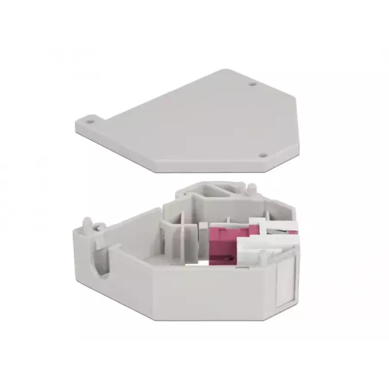 Delock 87182 Modul Keystone na DIN lištu adaptér SC Simplex, fialový