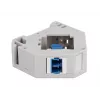 Keystone modul DELOCK 87189 — LC na LC duplex, farby modrý/sivý/biely, 60,1×59,4×21,6 mm