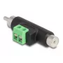 DeLOCK RCA samec a RCA samica na svorkovnicový adaptér 66056