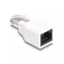 DeLOCK 88002 káblový adaptér RJ50 biely