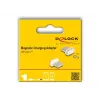 DeLOCK 66588 Káblový gender changer magnet USB-C zlatý biely