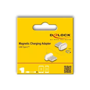 DeLOCK 66588 Káblový gender changer magnet USB-C zlatý biely