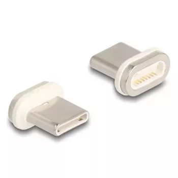 DeLOCK 66588 Káblový gender changer magnet USB-C zlatý biely