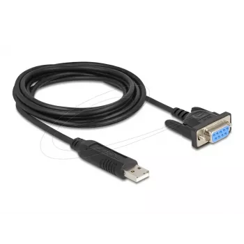 DeLOCK 67382 USB 2.0 na RS-232 DB9 sériový adaptér 1,8 m