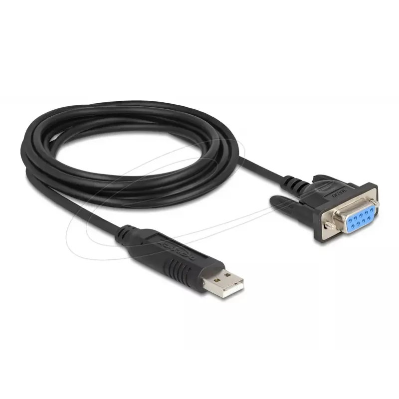 DeLOCK 67382 USB 2.0 na RS-232 DB9 sériový adaptér 1,8 m