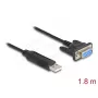 DeLOCK 67382 USB 2.0 na RS-232 DB9 sériový adaptér 1,8 m