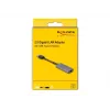 DeLOCK 66247 Káblový adaptér RJ-45 USB A sivý 0,09 m
