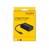 DeLOCK 65990 adaptér USB Type-C na 2,5 Gigabit LAN, čierny